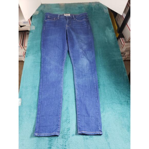 Levis 311 Jeans Size 31 Womens Blue Denim Ladies Pants Mid Rise Skinny - Picture 2 of 15